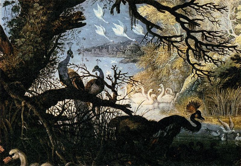 Landscape with Birds